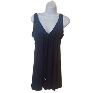 ---  Dark Blue Long Camisole Top Fits Small / Medium